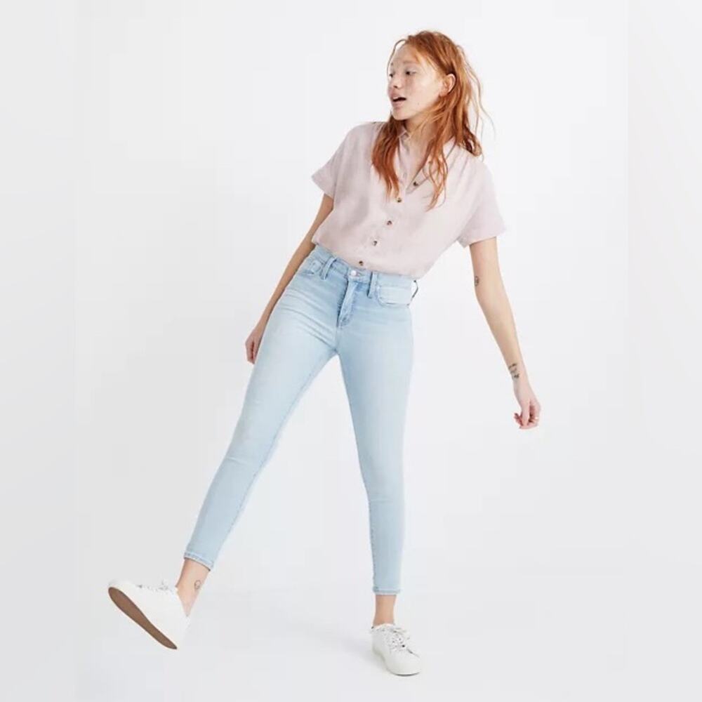 Madewell 9" Mid-Rise Skinny Crop Jeans